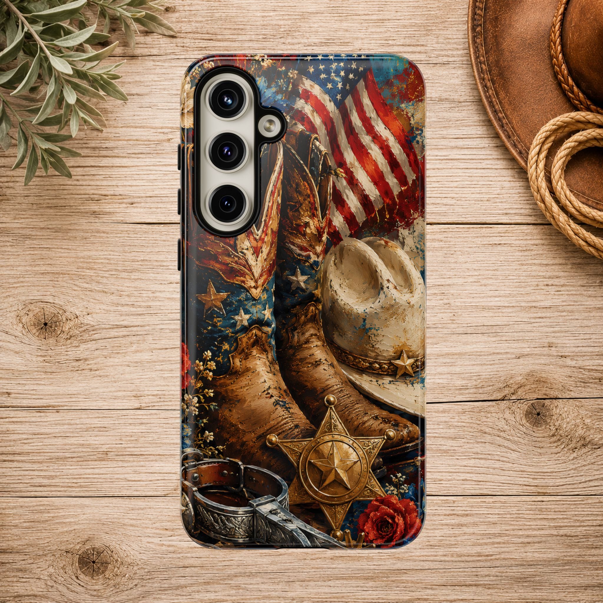 Patriotic Cowgirl Phone Case