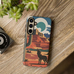 Mountain and Wolf -Phone Case