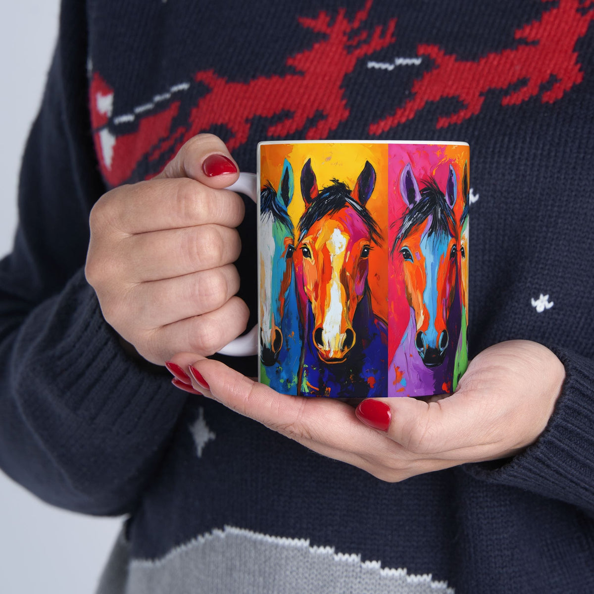 Colorful Horse Mug