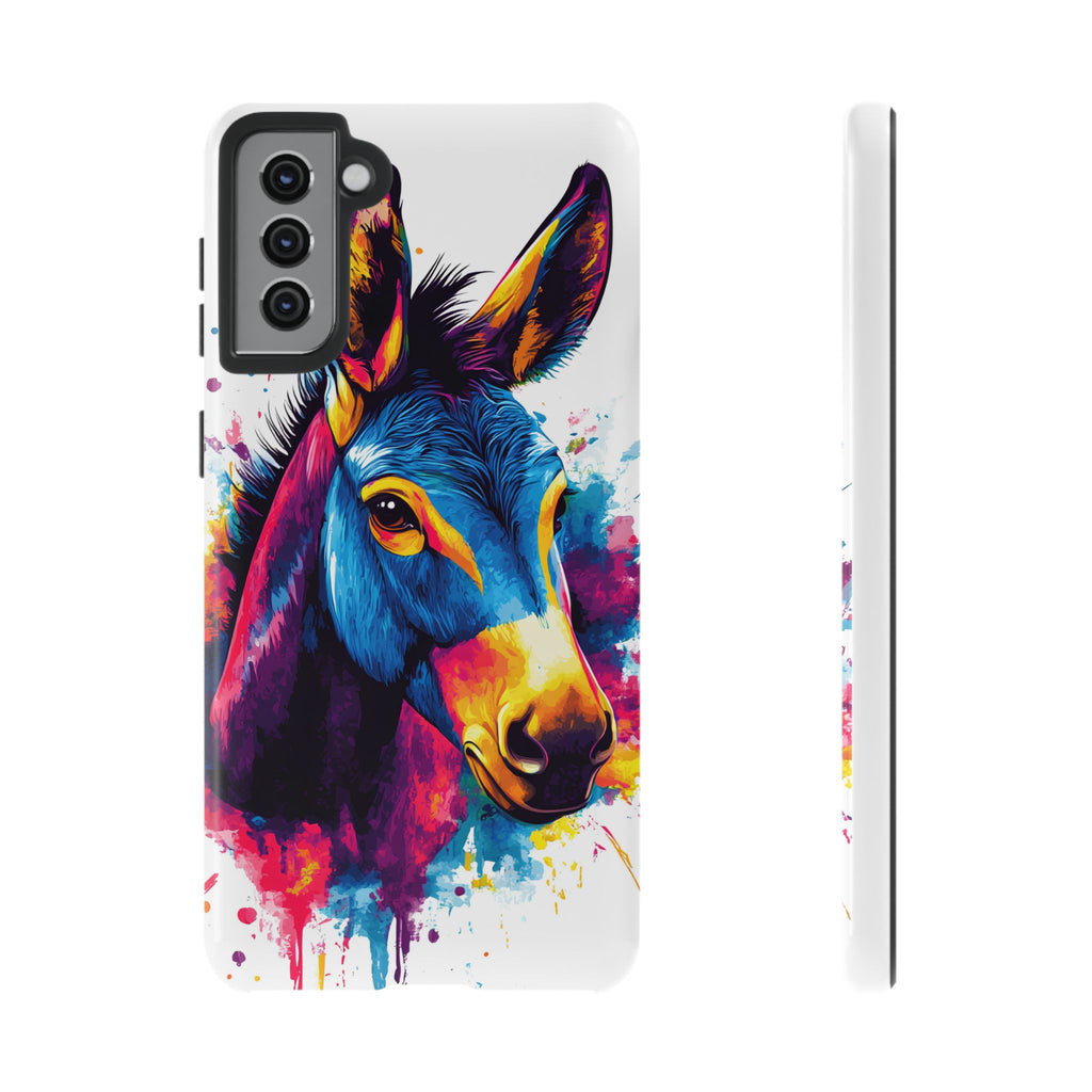 Color Splash Donkey Phone Case