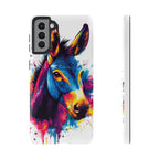 Color Splash Donkey Phone Case