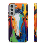 Colorful Horses Head - Phone Case