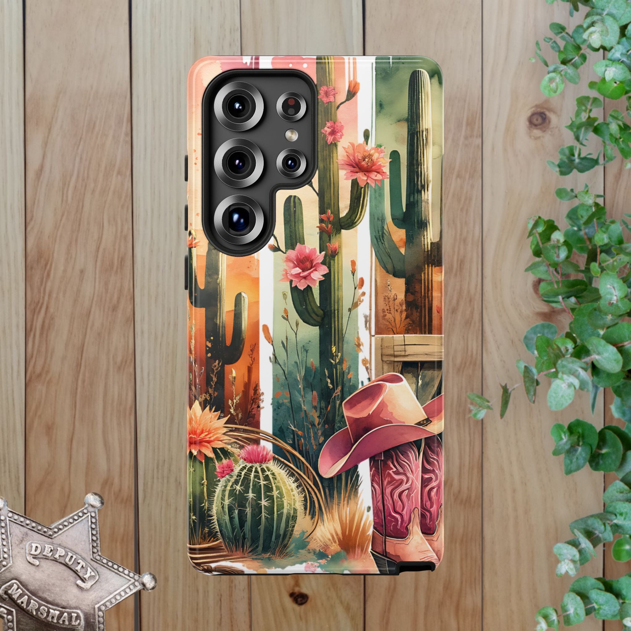 Southwestern Floral Cactus -Tough Case