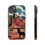 Mountain and Wolf -Phone Case