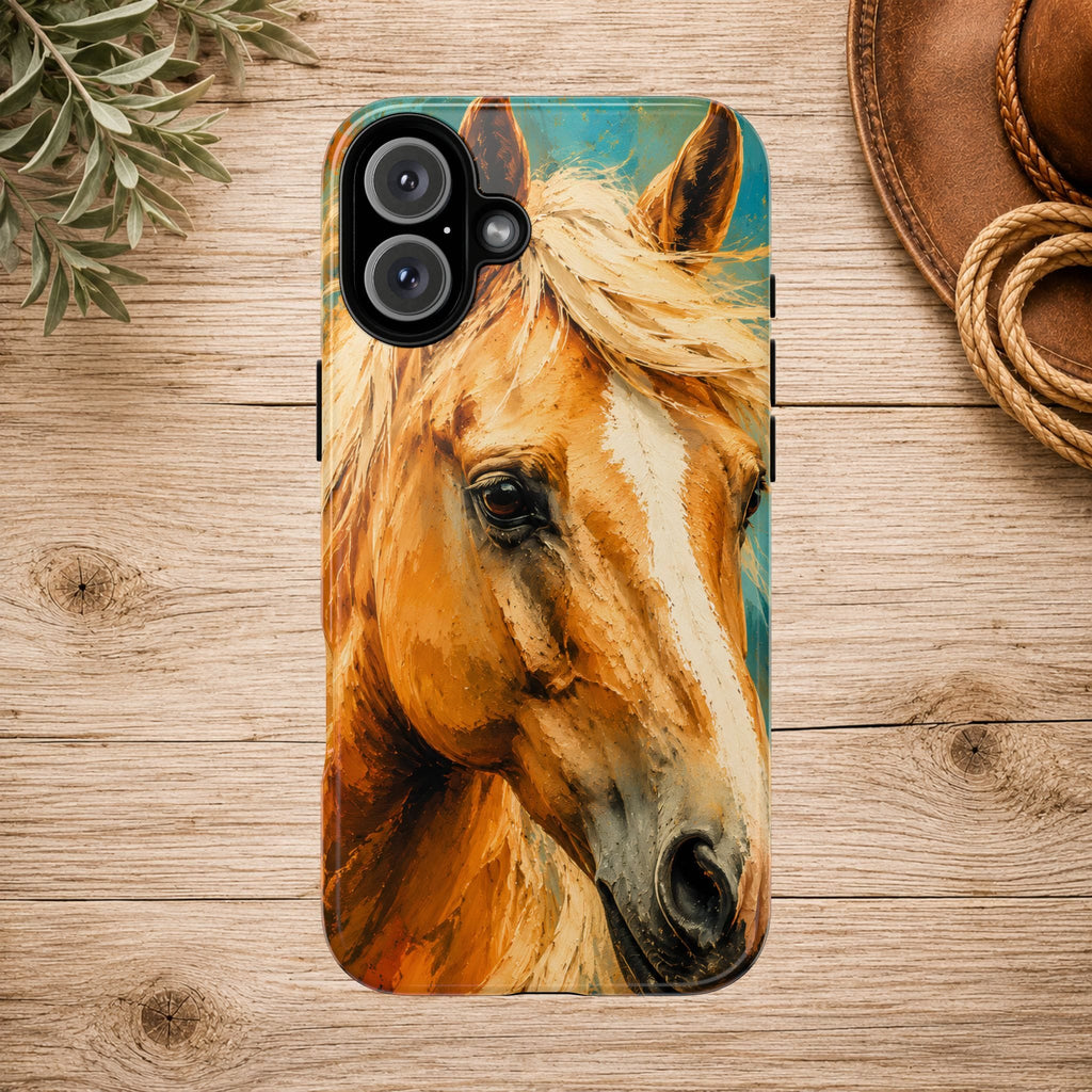 Golden Spirit Horse Phone Case