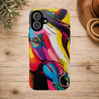 Abstract Colorful Horse Phone Case