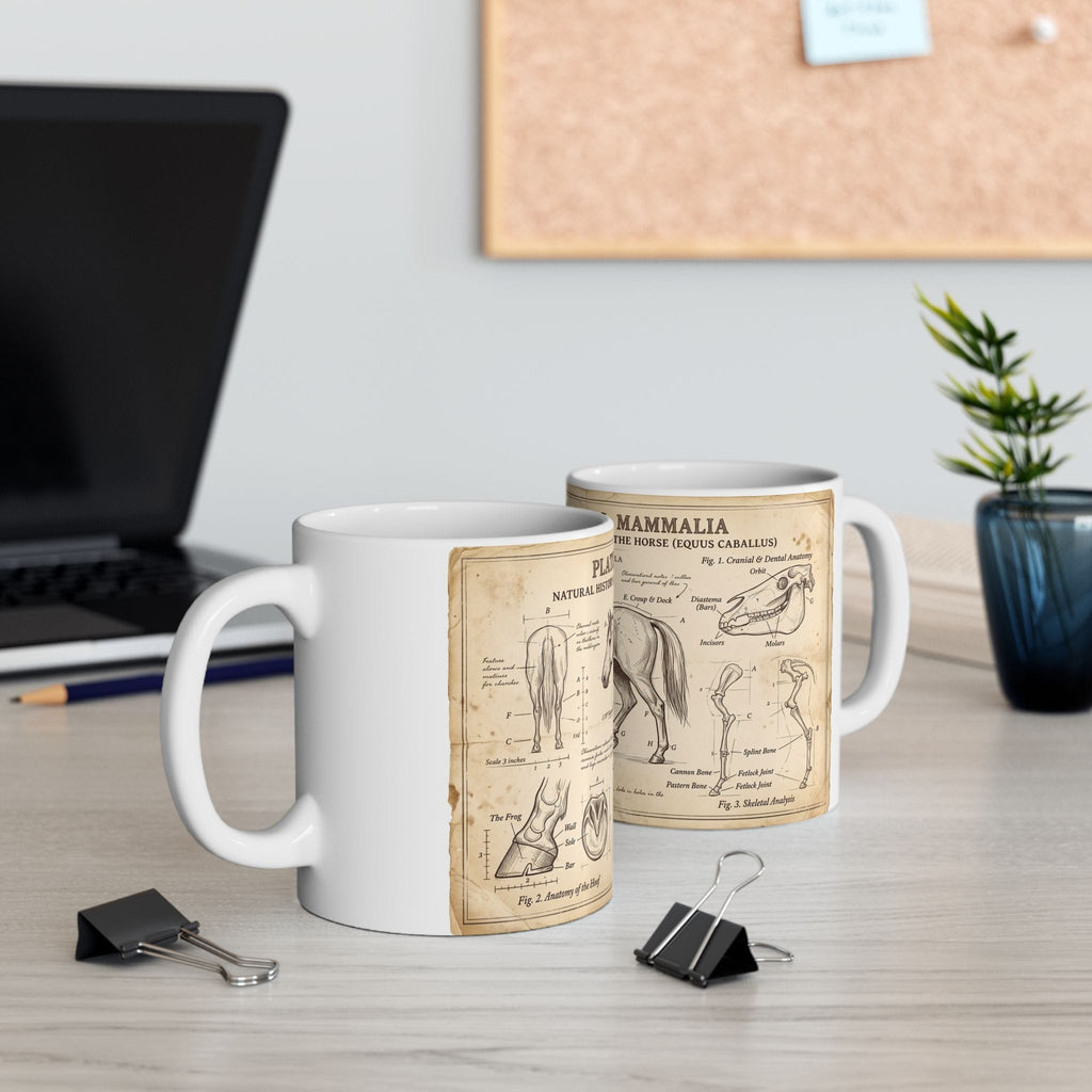 Vintage Horse Anatomy Coffee Mug