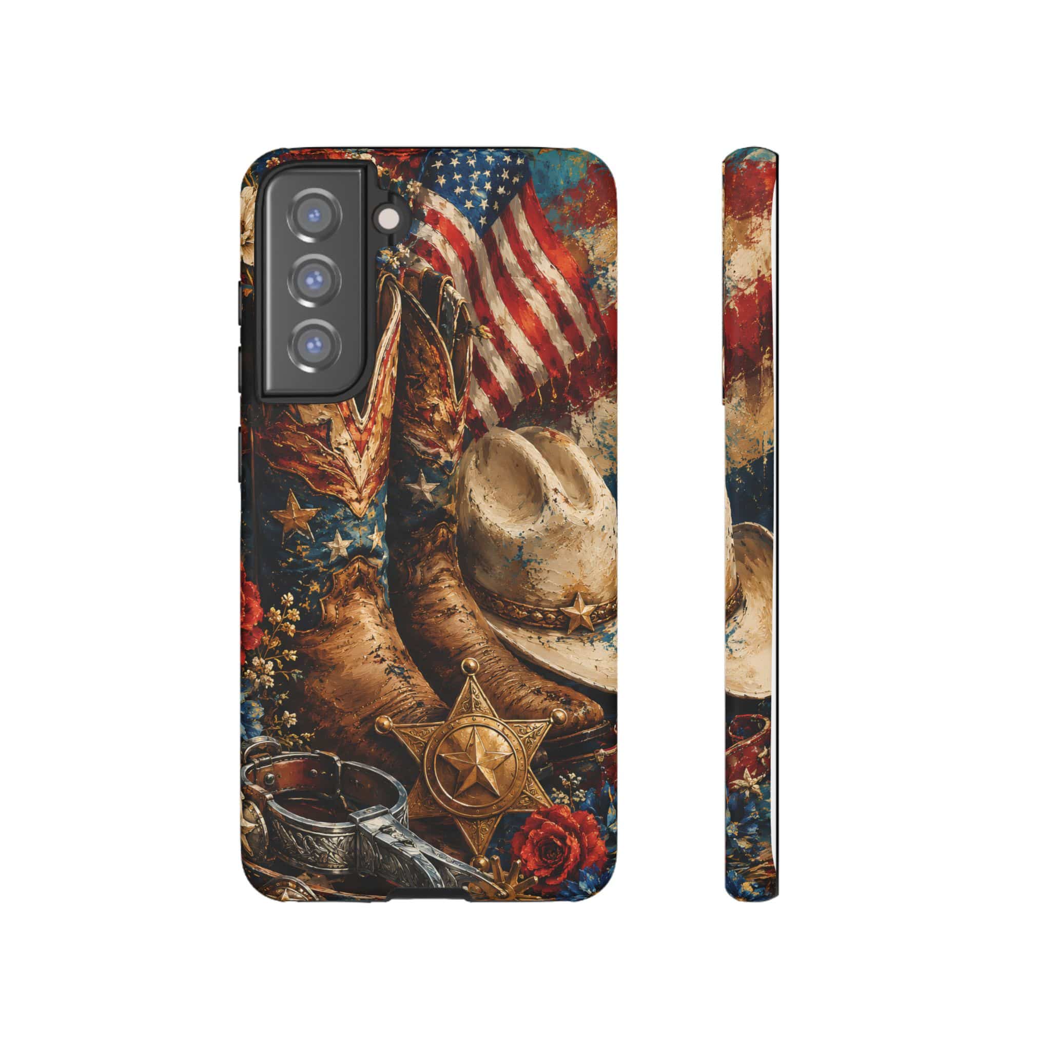Patriotic Cowgirl Phone Case