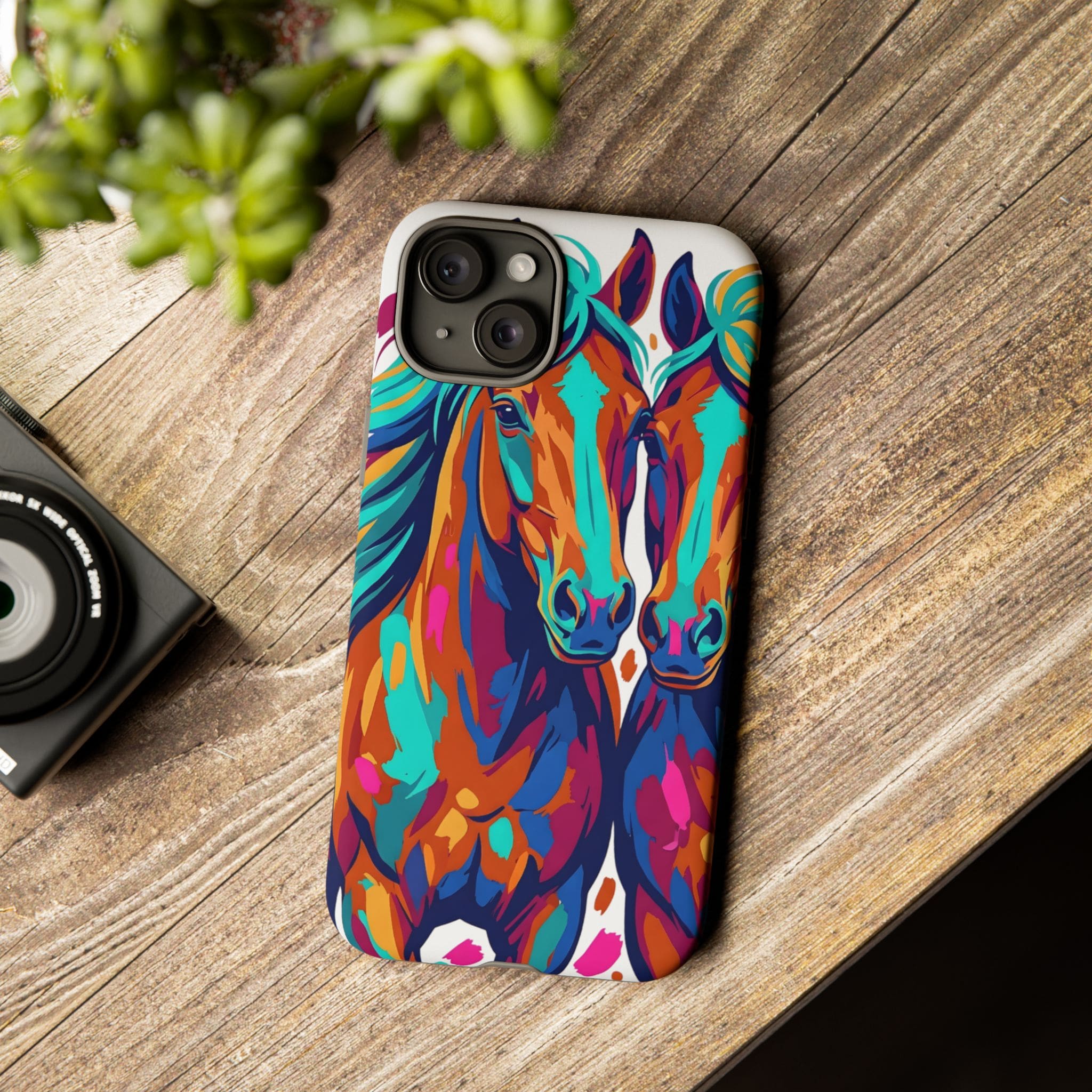 Vibrant Pop Art Equine Phone Case