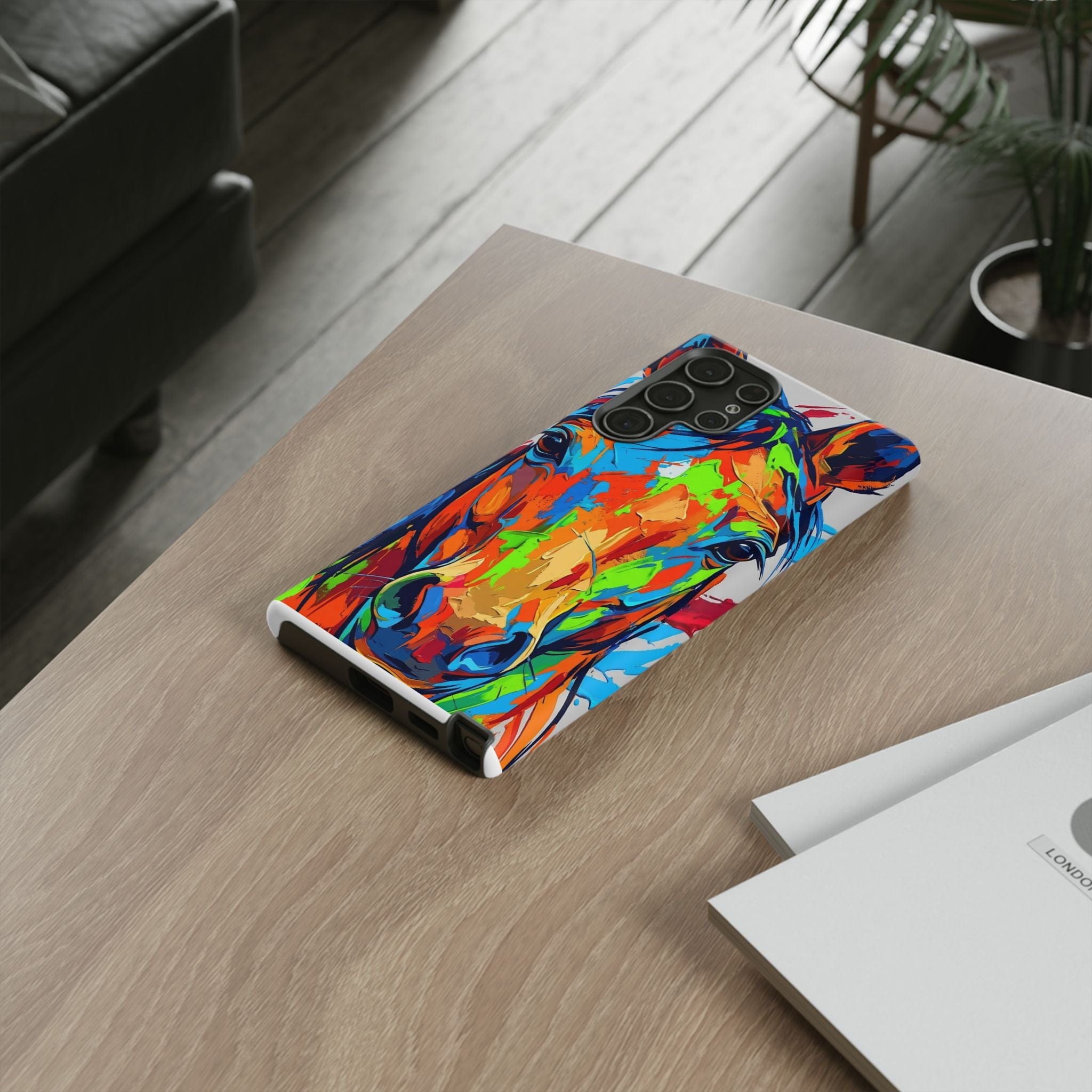 Colorful Abstract Horse Phone Case