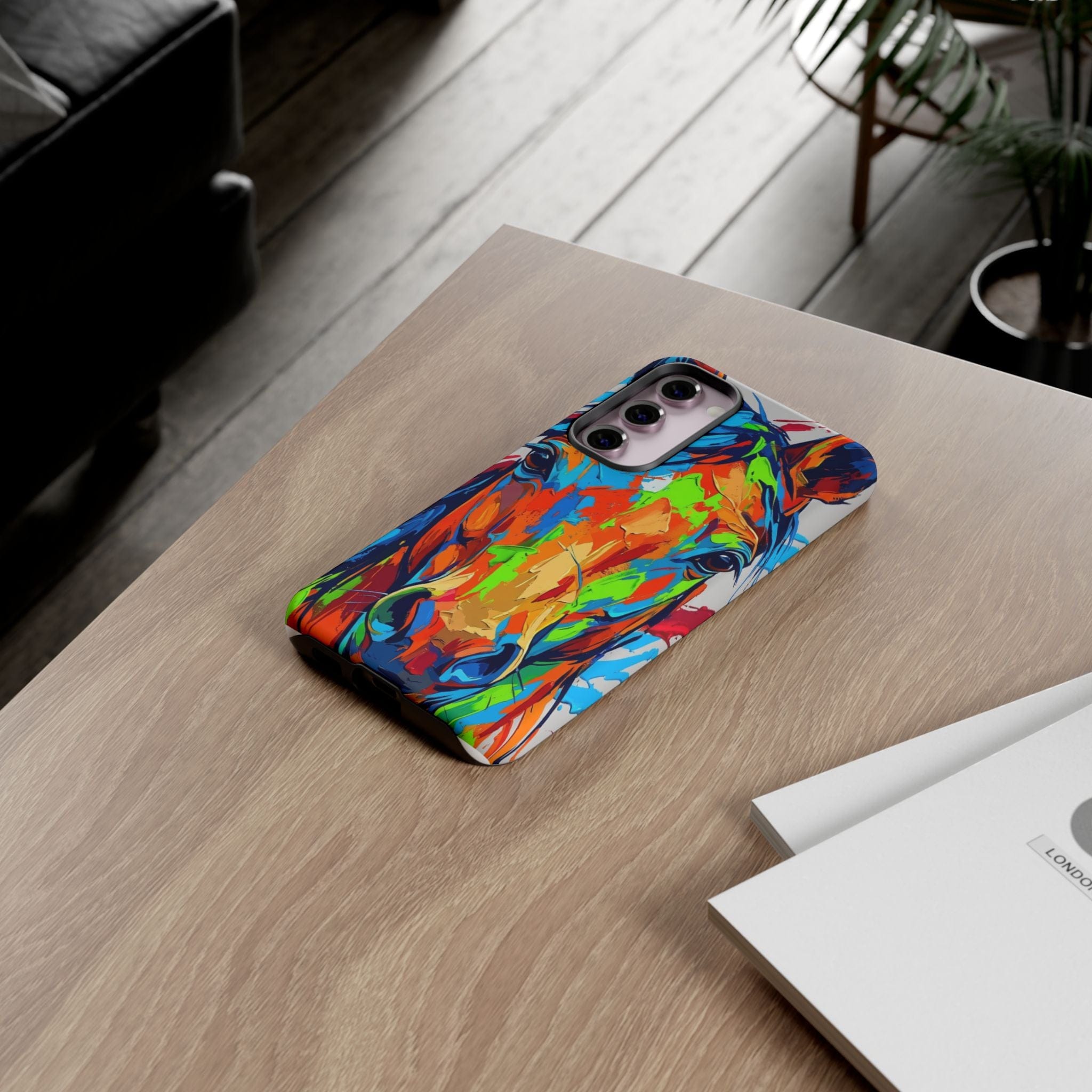 Colorful Abstract Horse Phone Case