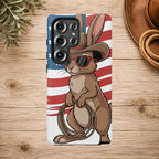 Patriotic Cowboy Bunny Phone Case
