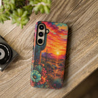 Desert Sunset Bloom Western Phone Case