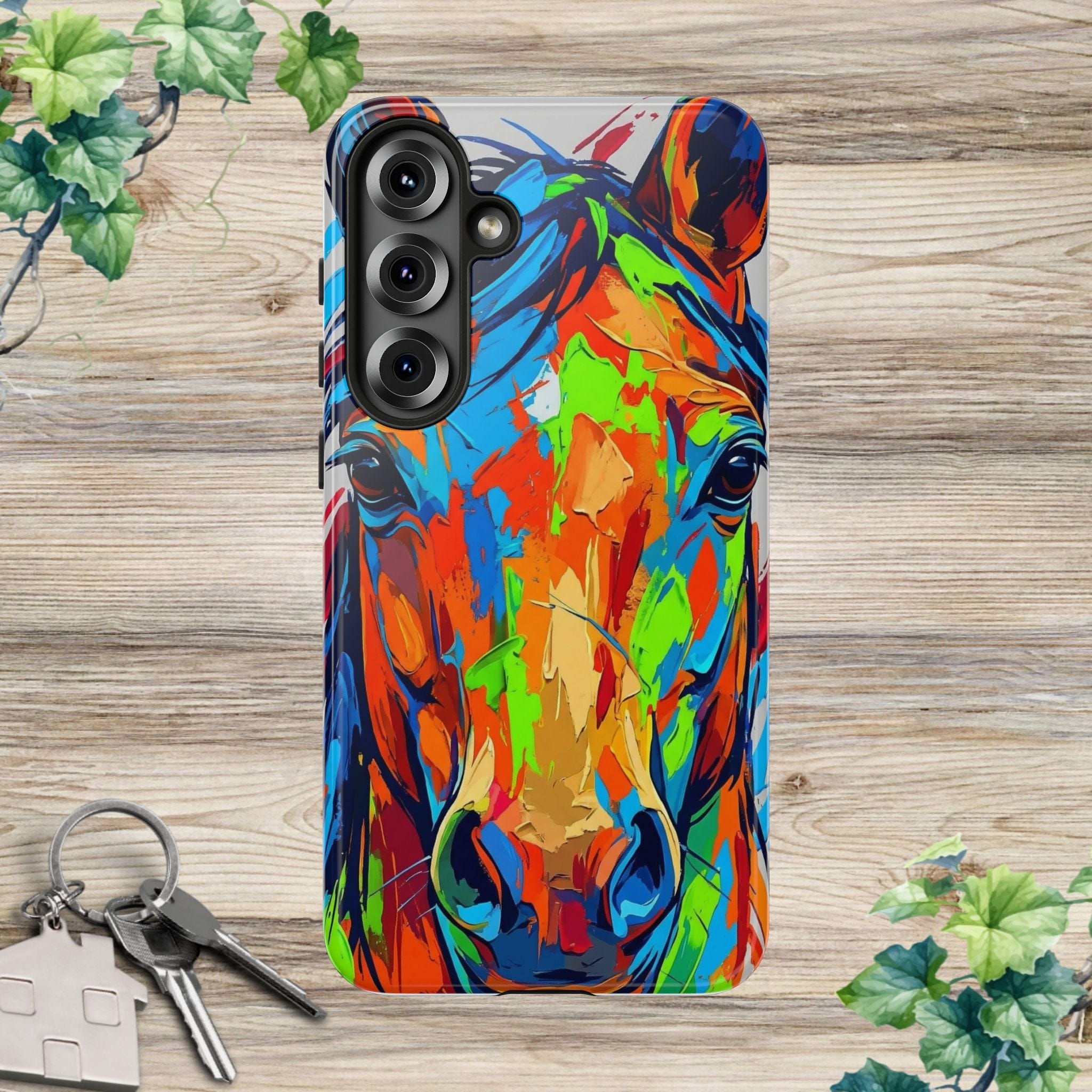Colorful Abstract Horse Phone Case