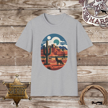 Softstyle Unisex T-Shirt - Desert Landscape Vibes