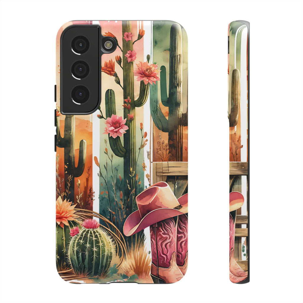 Southwestern Floral Cactus -Tough Case
