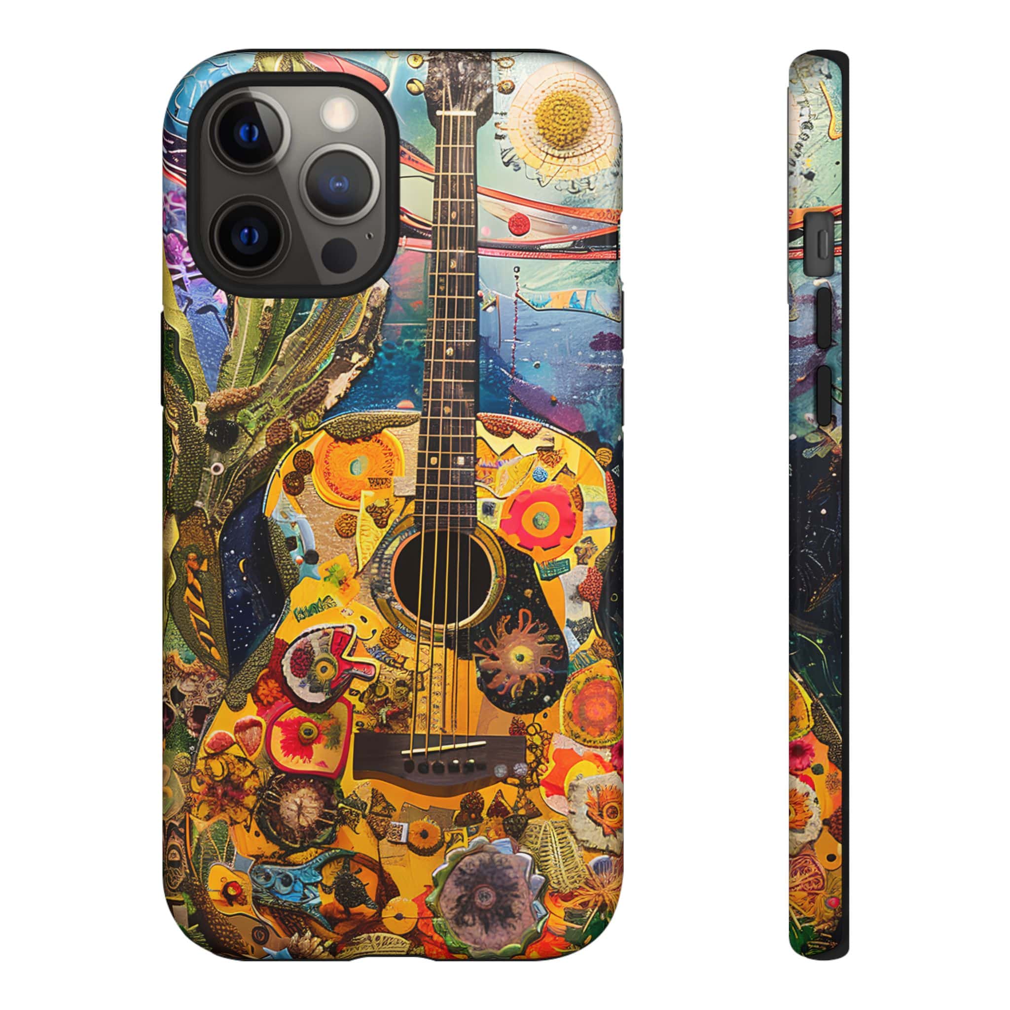 Floral Guitar- Phone Case