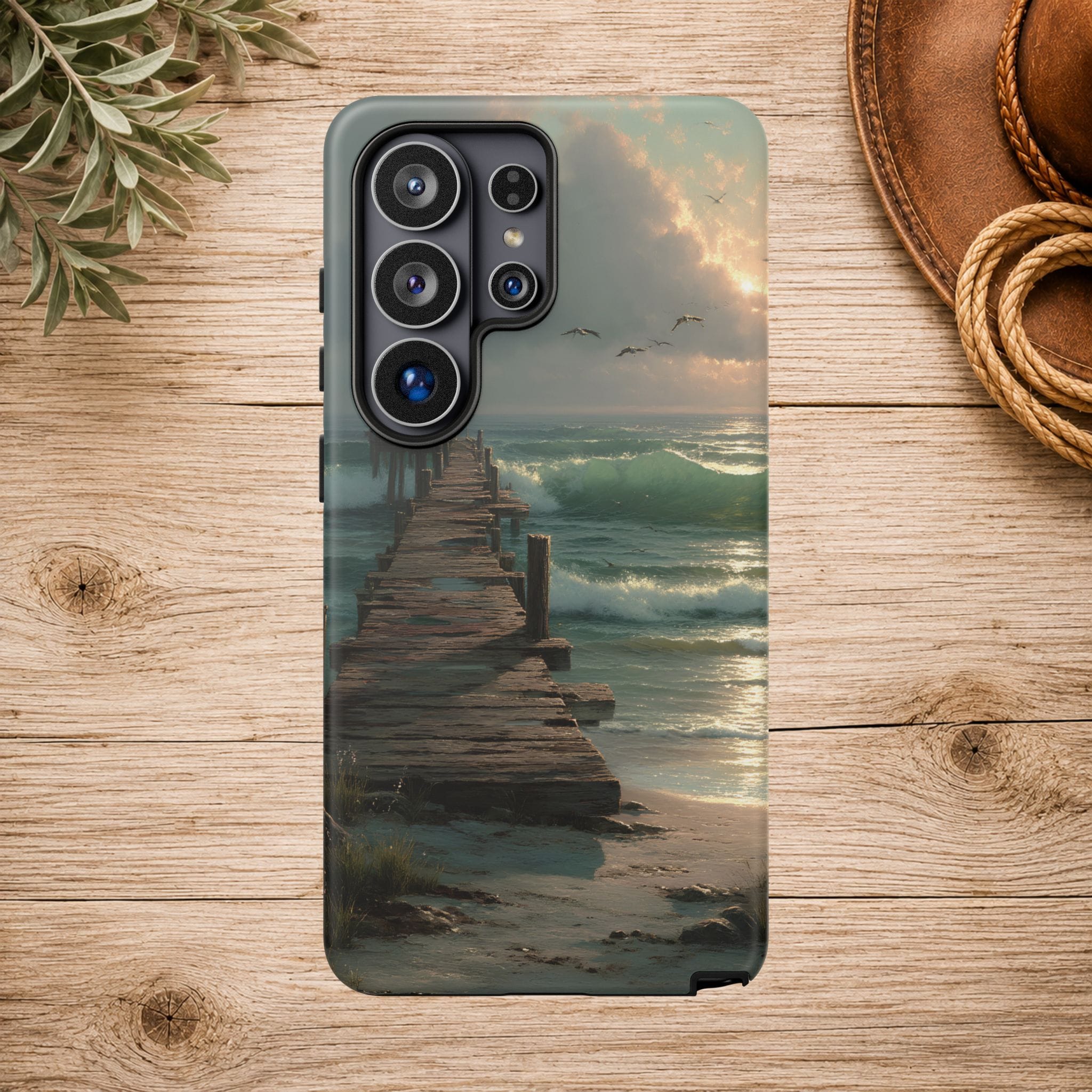 Wooden  Seaside Pier Phone Case