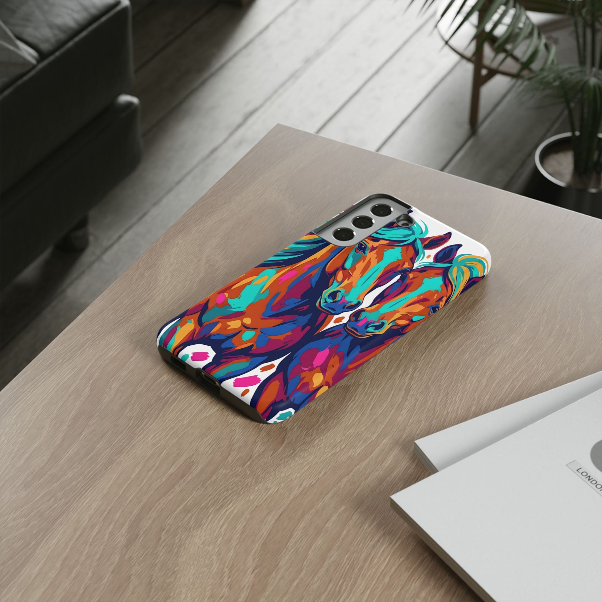 Vibrant Pop Art Equine Phone Case