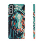 Colorful Horse Head – Turquoise