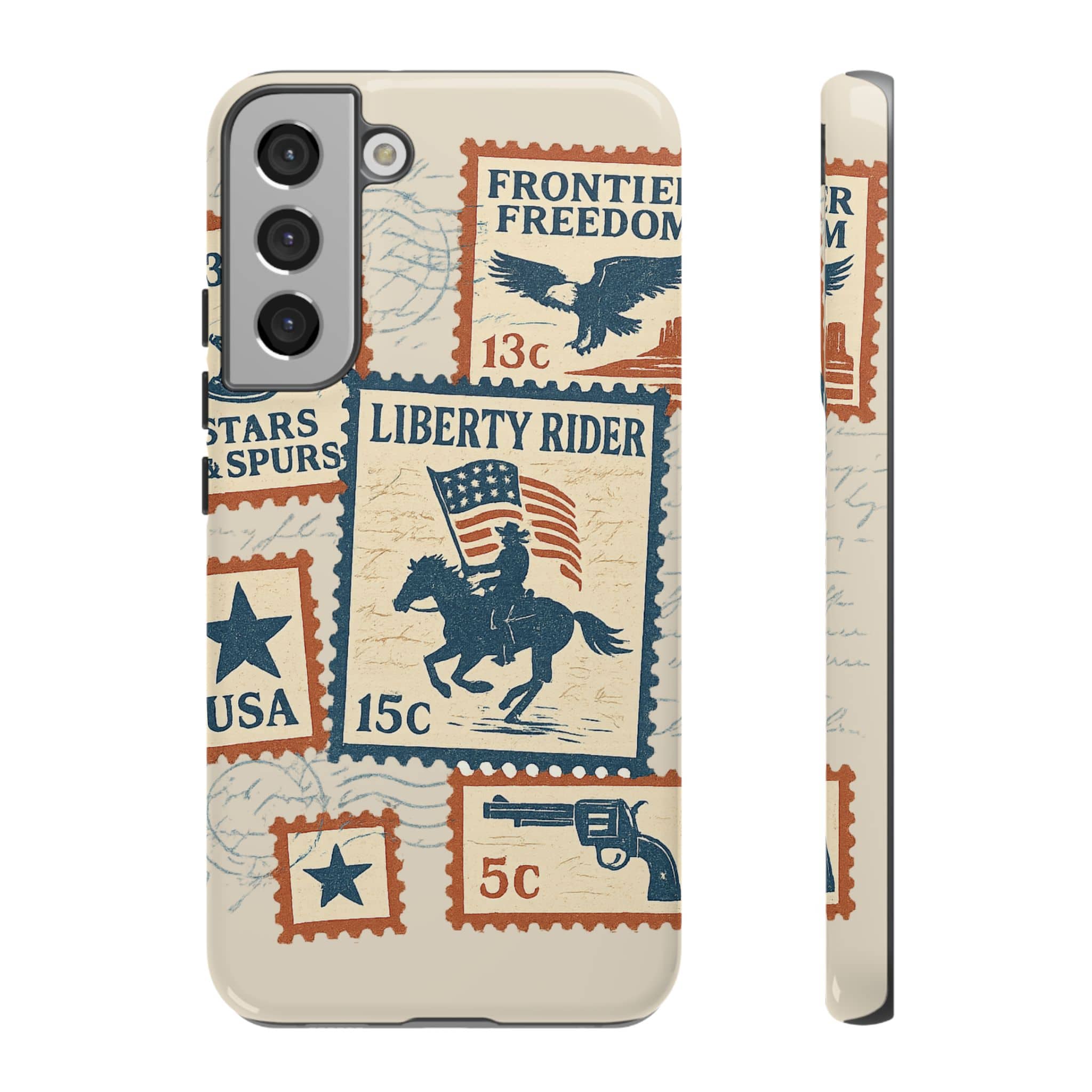 Liberty Rider Vintage Western Patriotic Phone Case