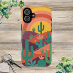 Desert Sunset Cactus Phone Case