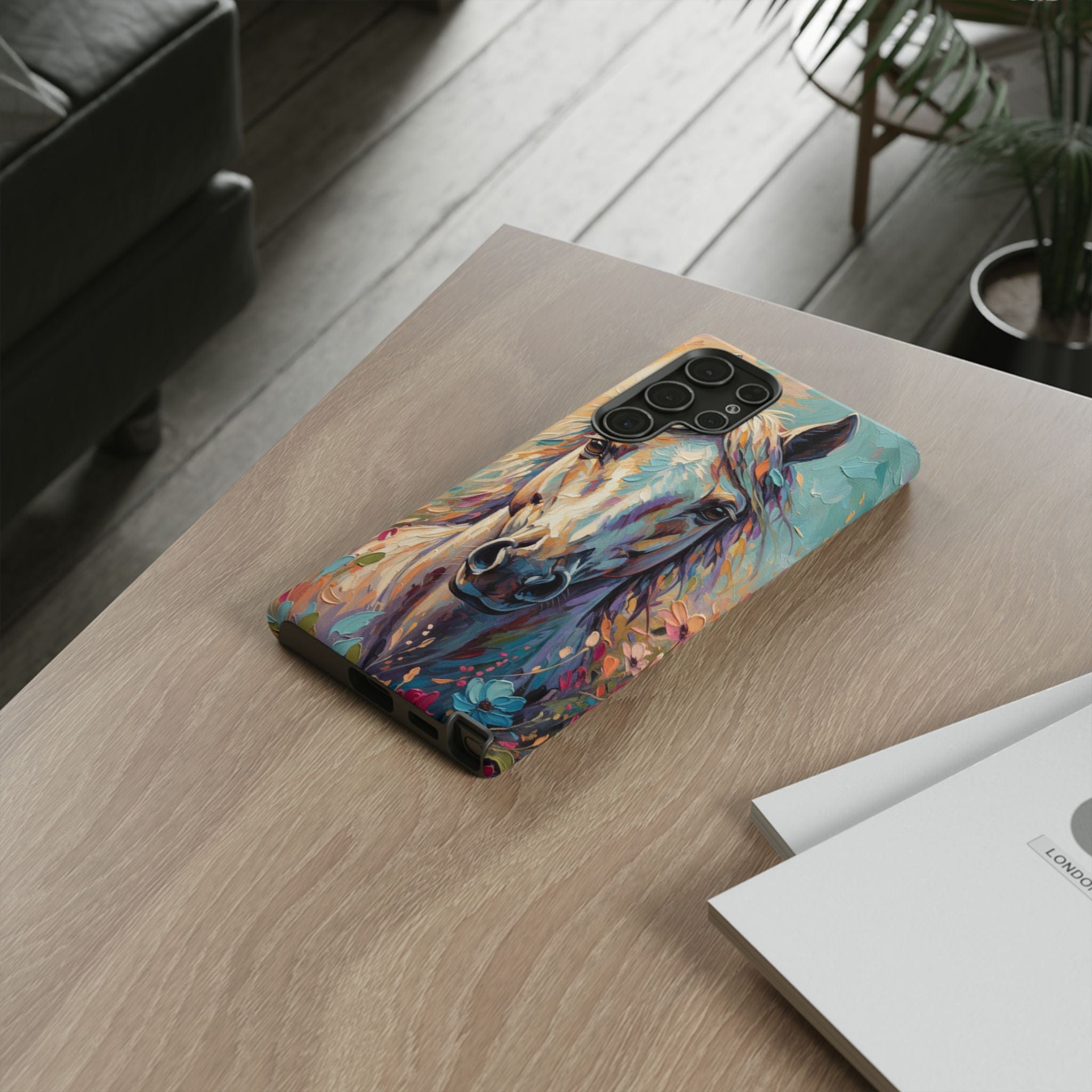 Blooming Spirit Horse Phone Case