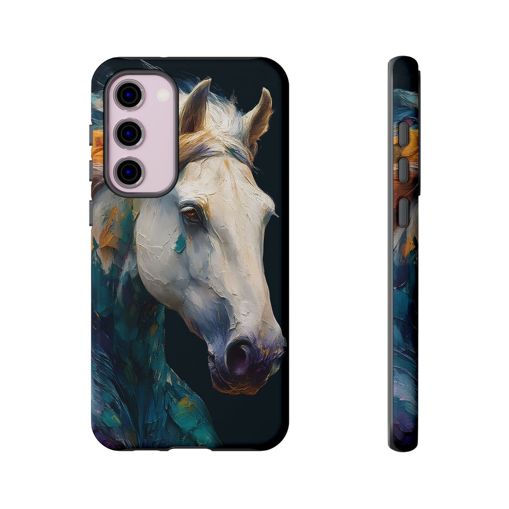White Horse Art Phone Case
