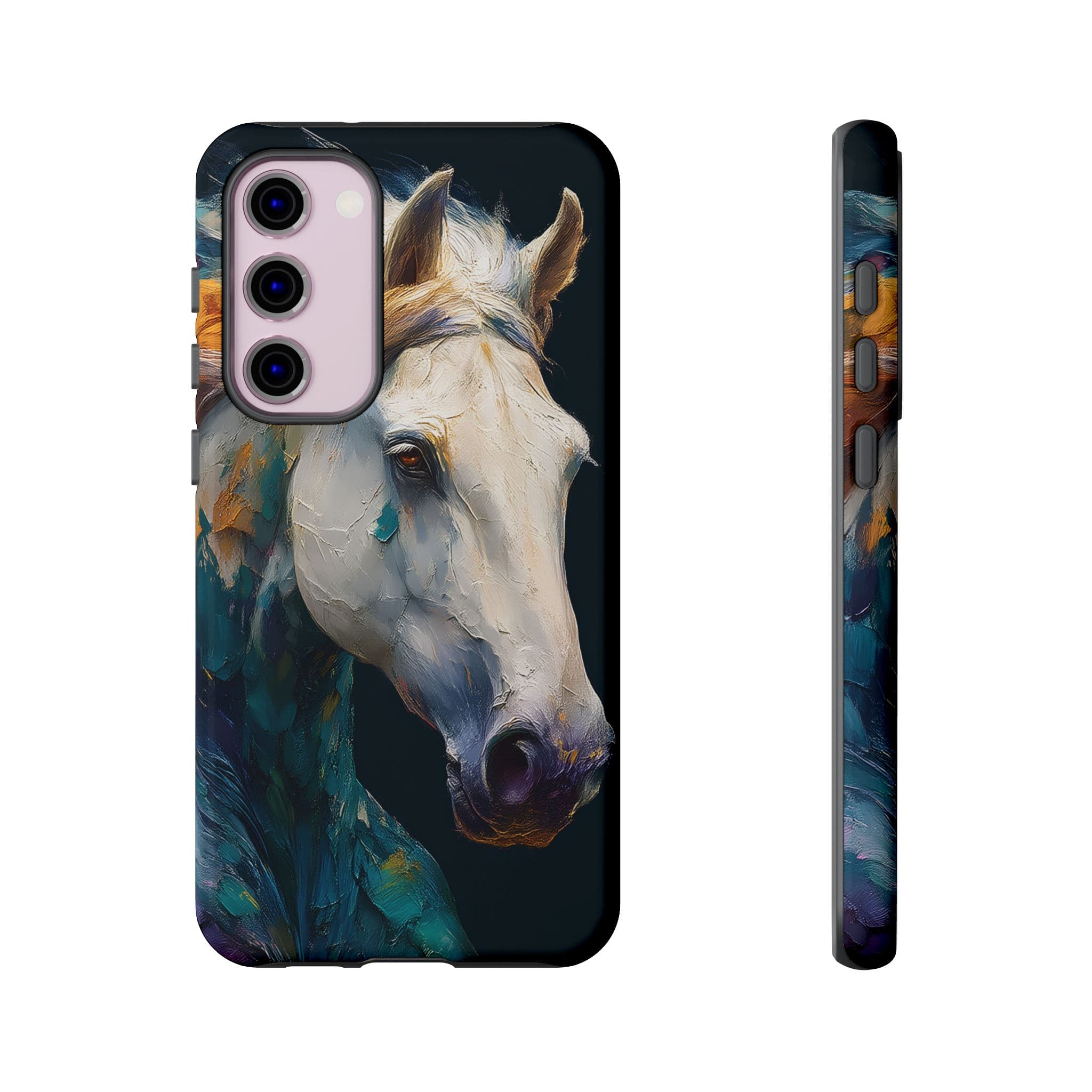 White Horse Art Phone Case