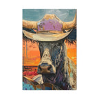 Canvas Stretched, Cow Hat