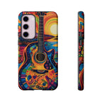 Psychedelic Sunset Guitar Phone Case