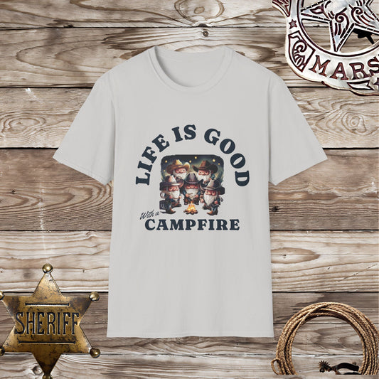 Gnome firecamp-T-Shirt