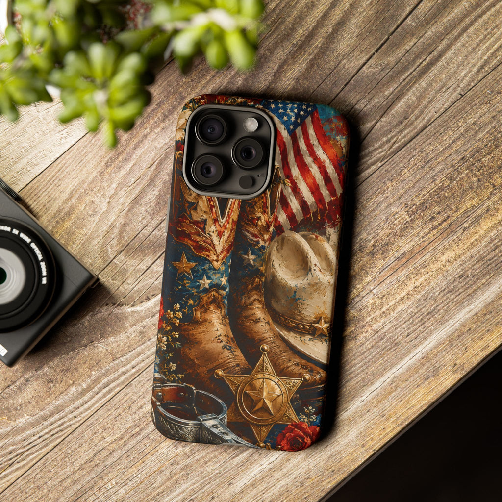 Patriotic Cowgirl Phone Case