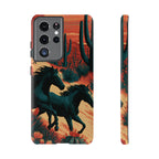 Desert Run Wild Horse Phone Case
