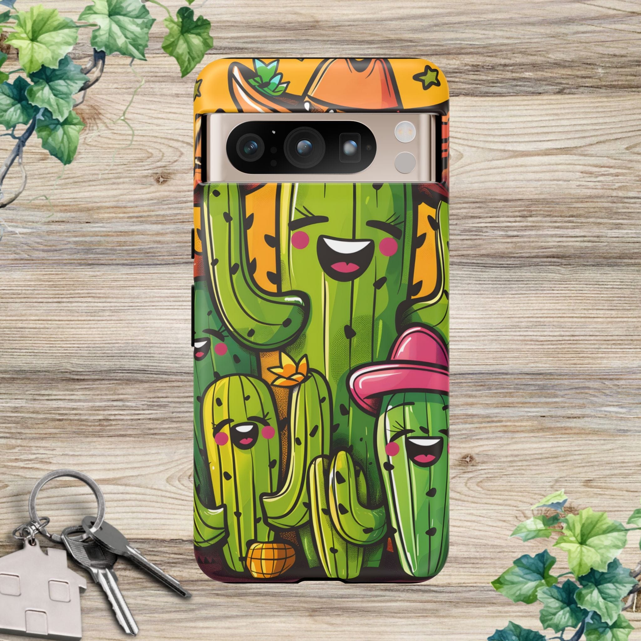 Happy Cactus Crew Phone Case