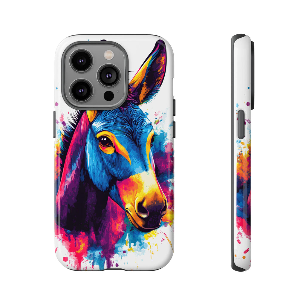 Color Splash Donkey Phone Case