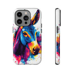 Color Splash Donkey Phone Case