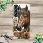 Painted Horse & Roses – Phone Case