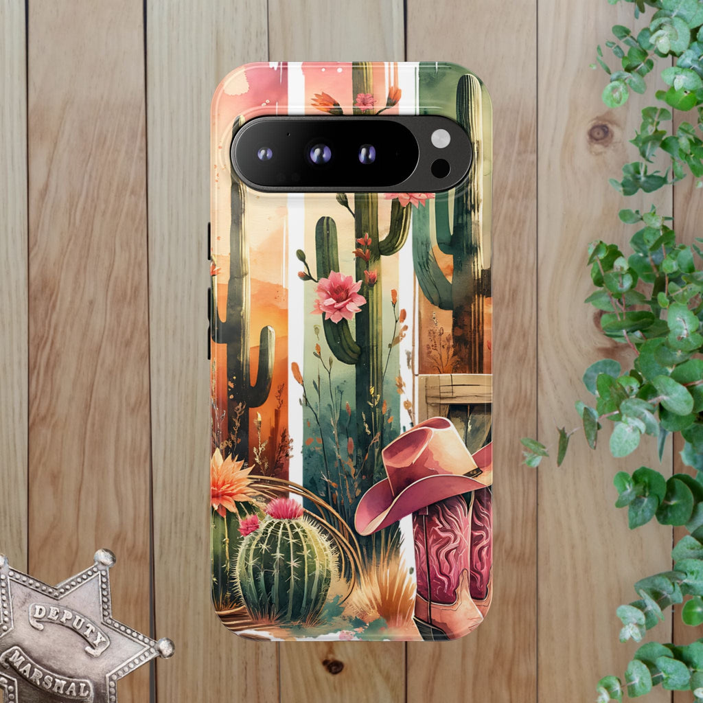 Southwestern Floral Cactus -Tough Case