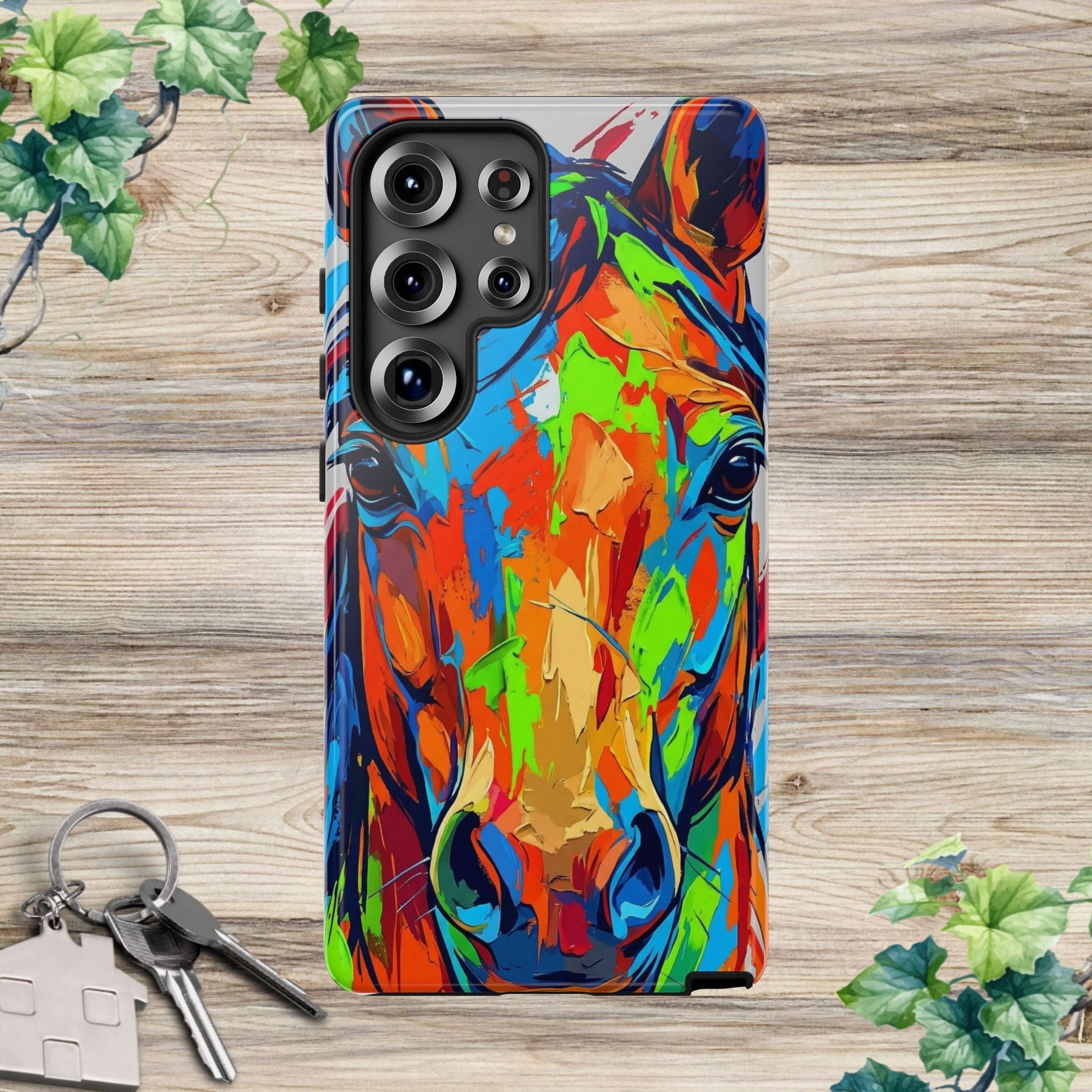 Colorful Abstract Horse Phone Case