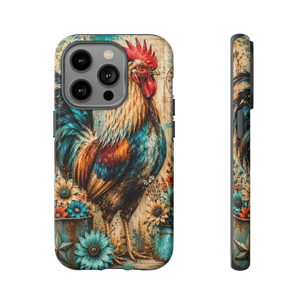 Rustic Farmhouse Rooster Phone Case