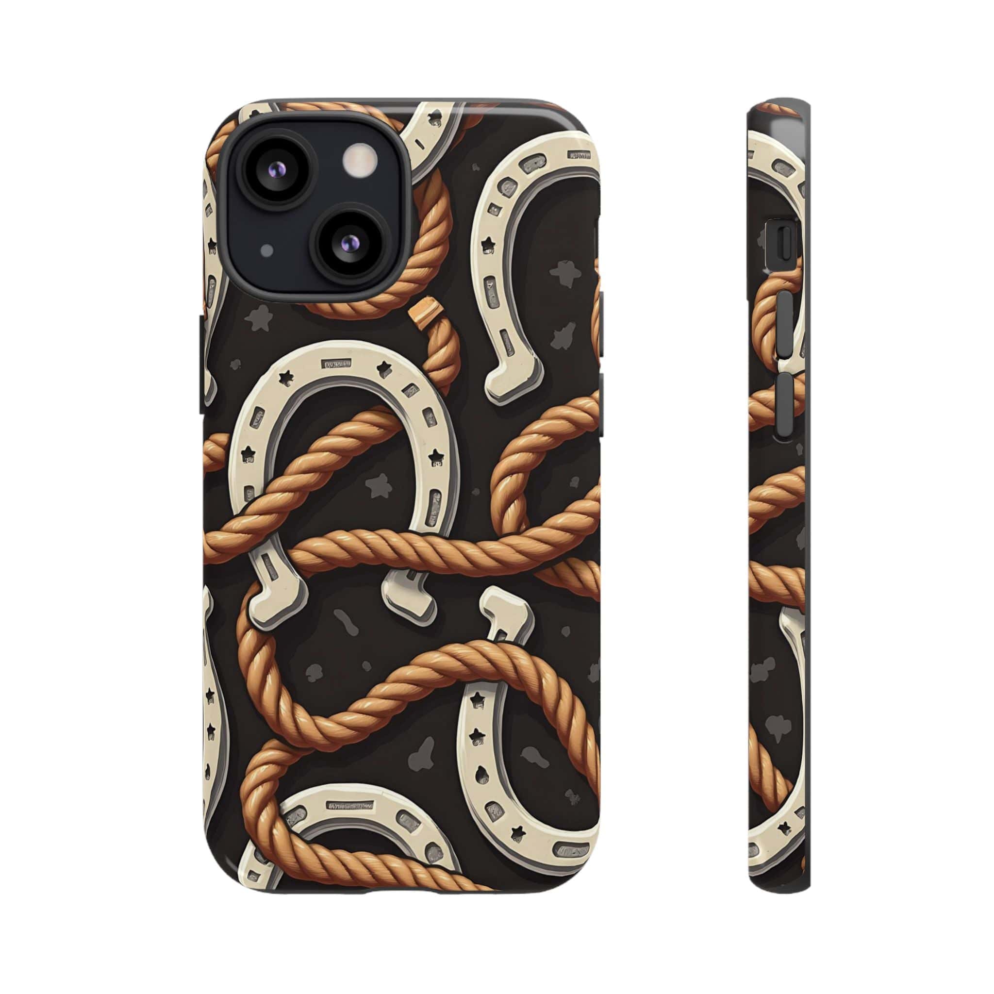 Horseshoes and Ropes-Phone Case