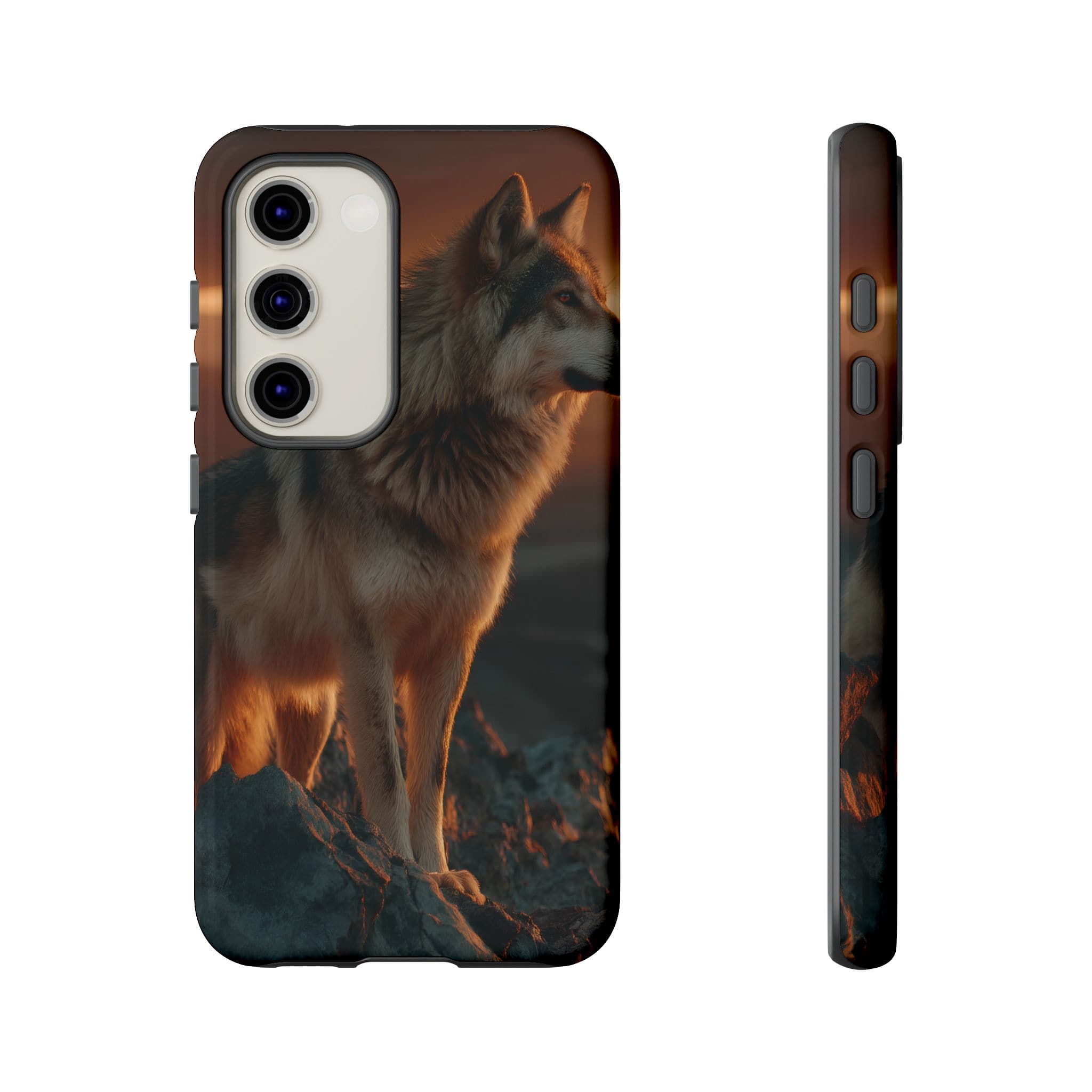 Wolf Sunset Phone Case