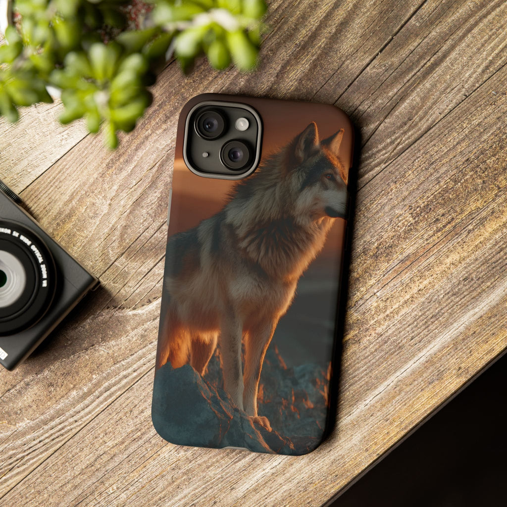 Wolf Sunset Phone Case