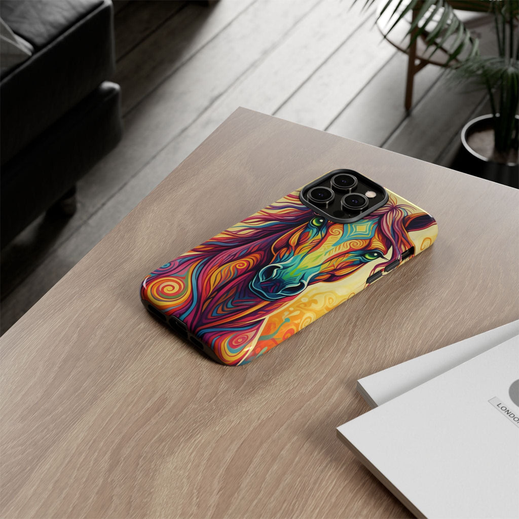 Vibrant Swirl Stallion - Phone Cover