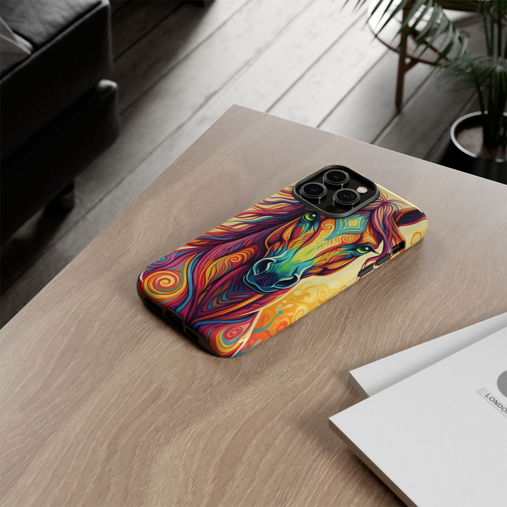 Vibrant Swirl Stallion - Phone Cover