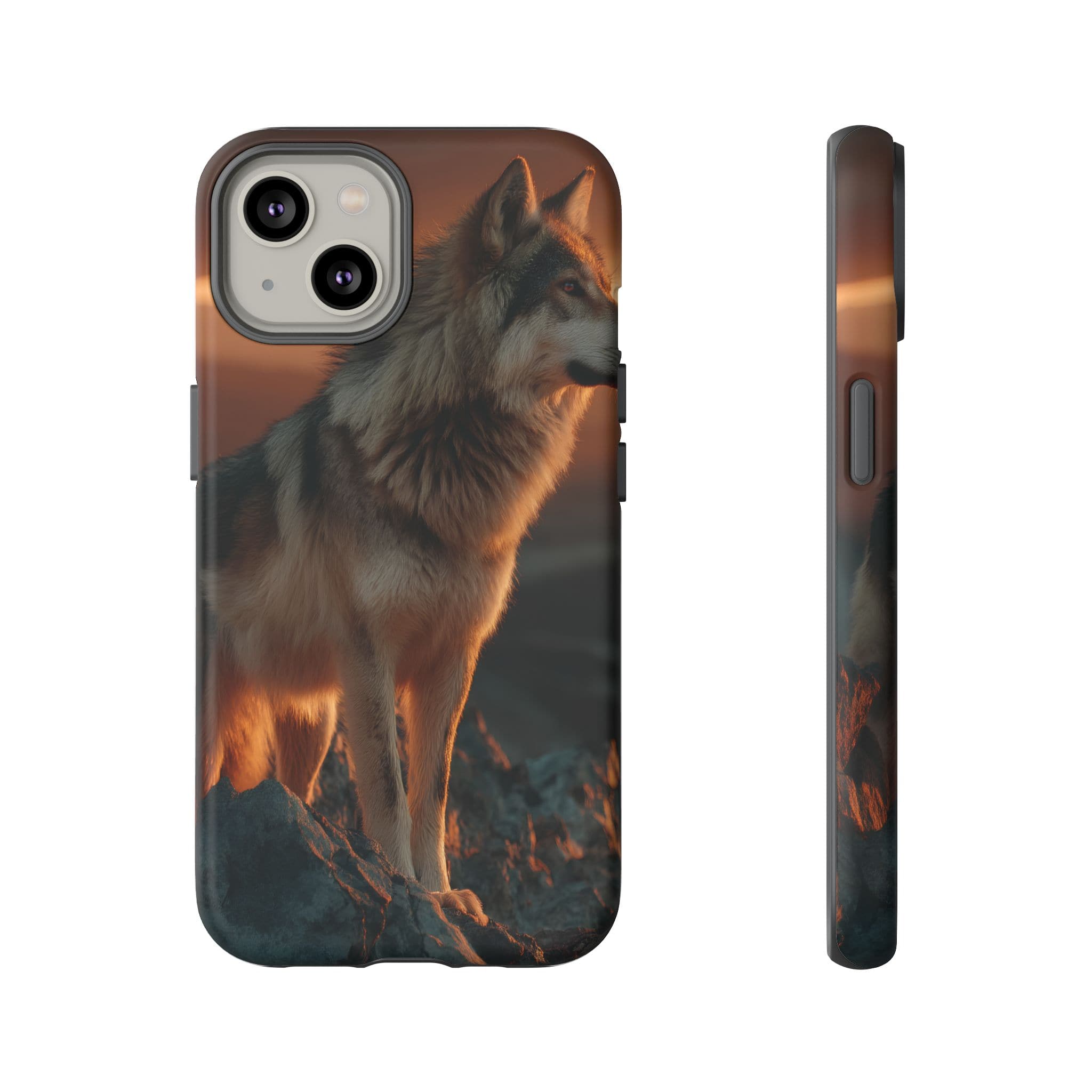 Wolf Sunset Phone Case