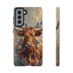 Texas Bluebonnet Longhorn Phone Case