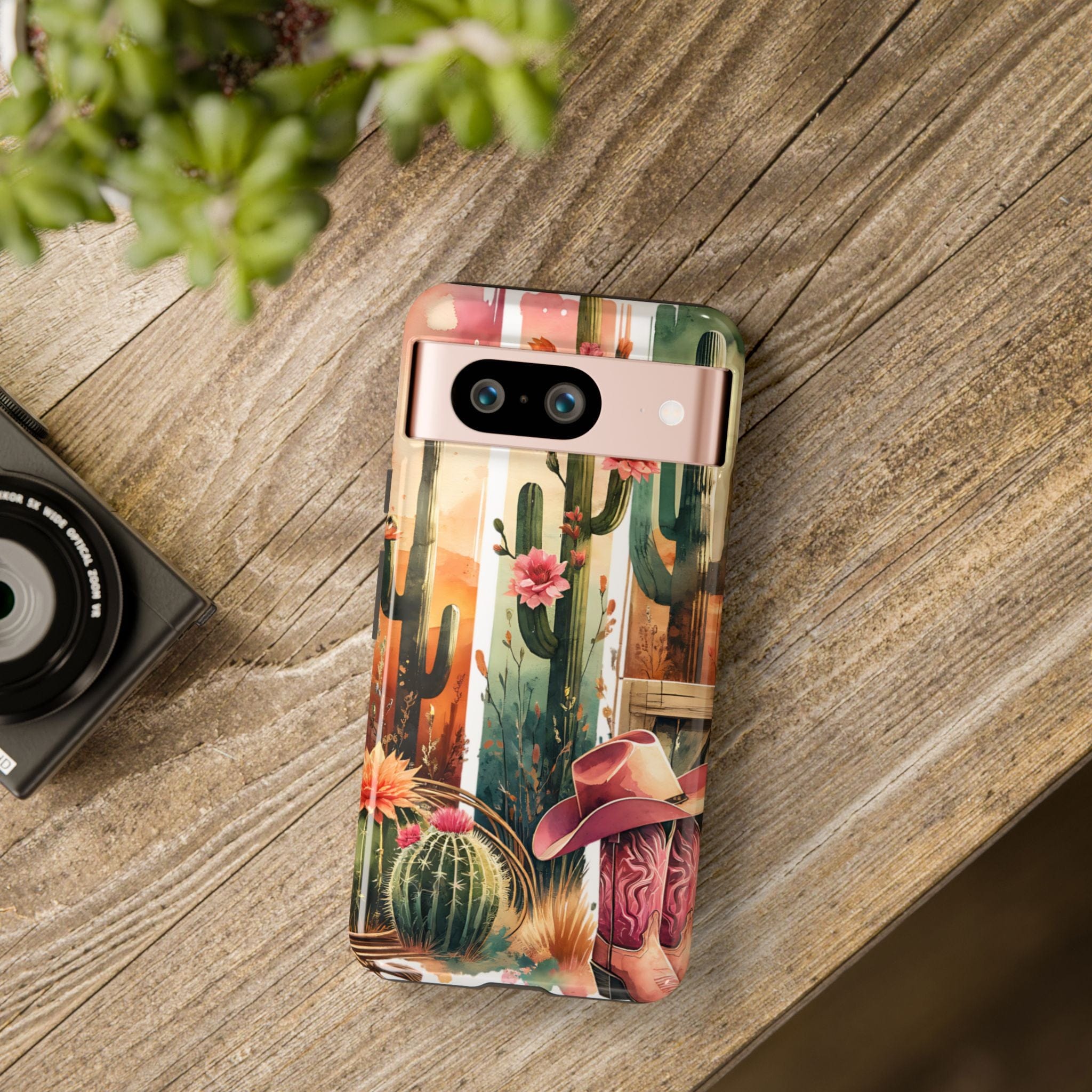 Southwestern Floral Cactus -Tough Case