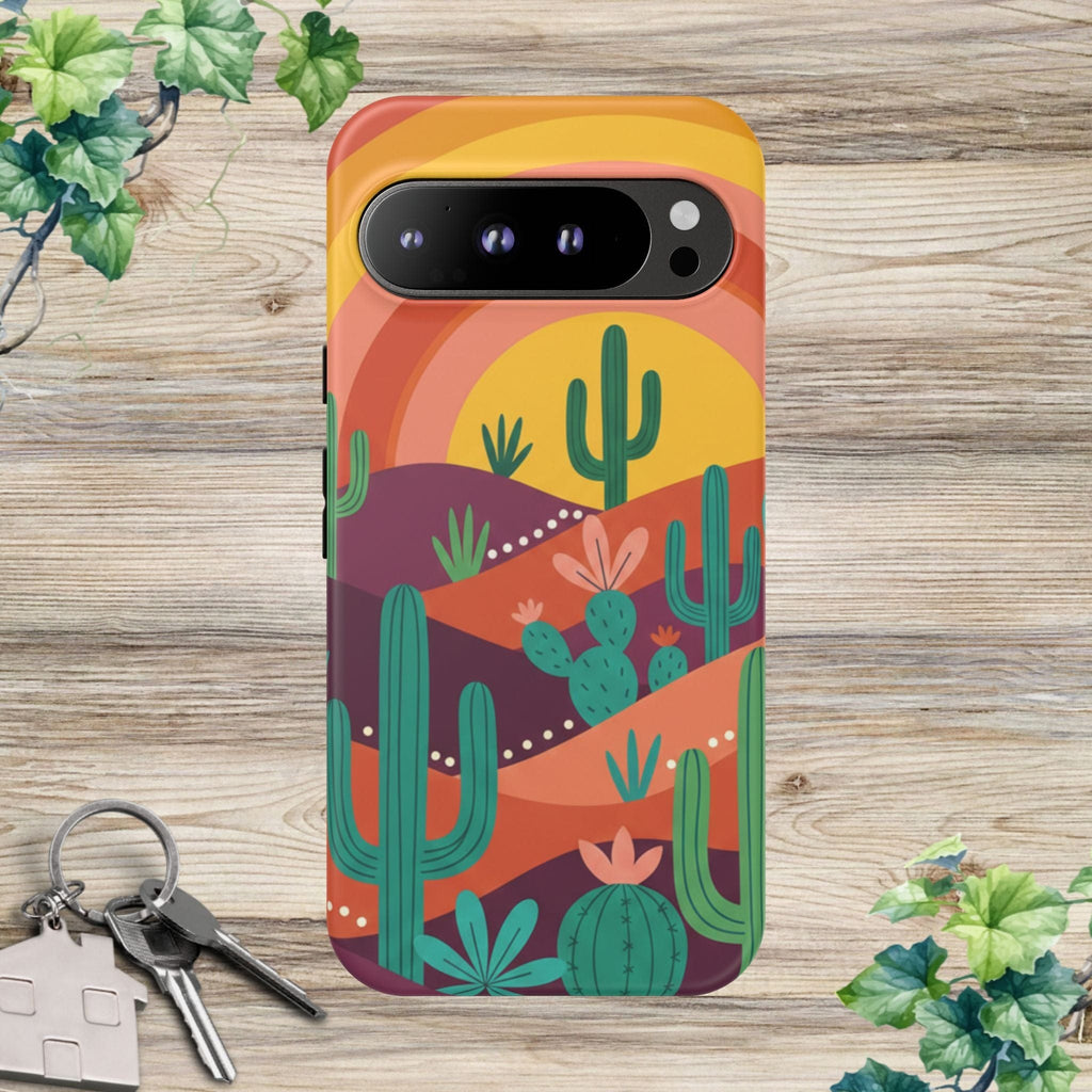 Desert Sunset Cactus Phone Case